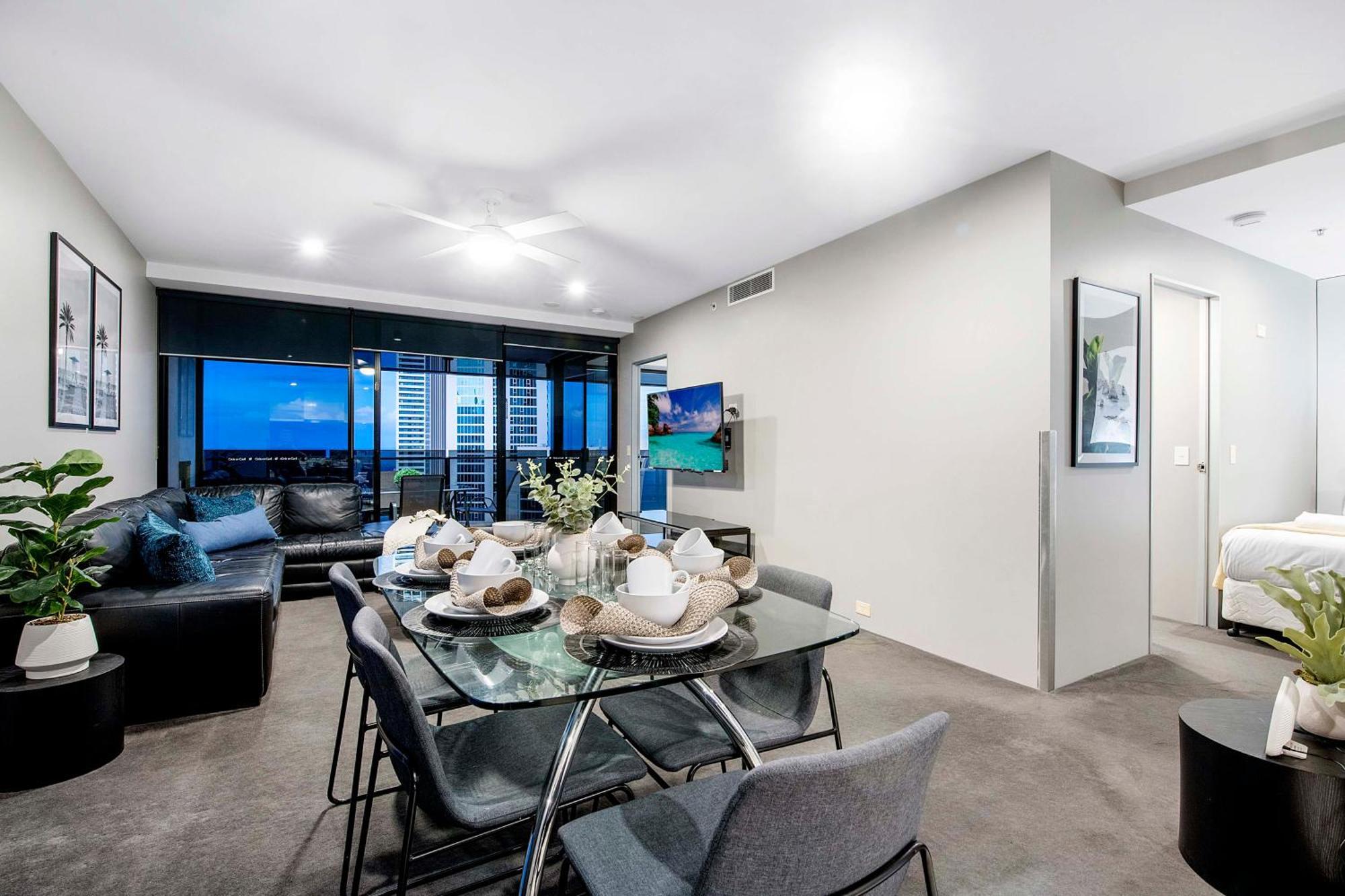 Ocean View Apartments With Balcony - Circle On Cavill - Central Location! - Self Contained & Privately Managed Gold Coast Zewnętrze zdjęcie
